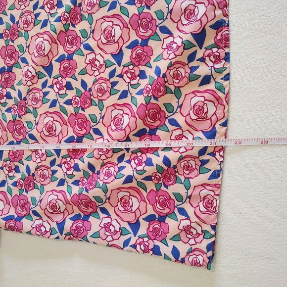 Anthropologie THML Floral Cap Flutter Sleeve Colorful Ruffle Floral Preppy M - Picture 6 of 7